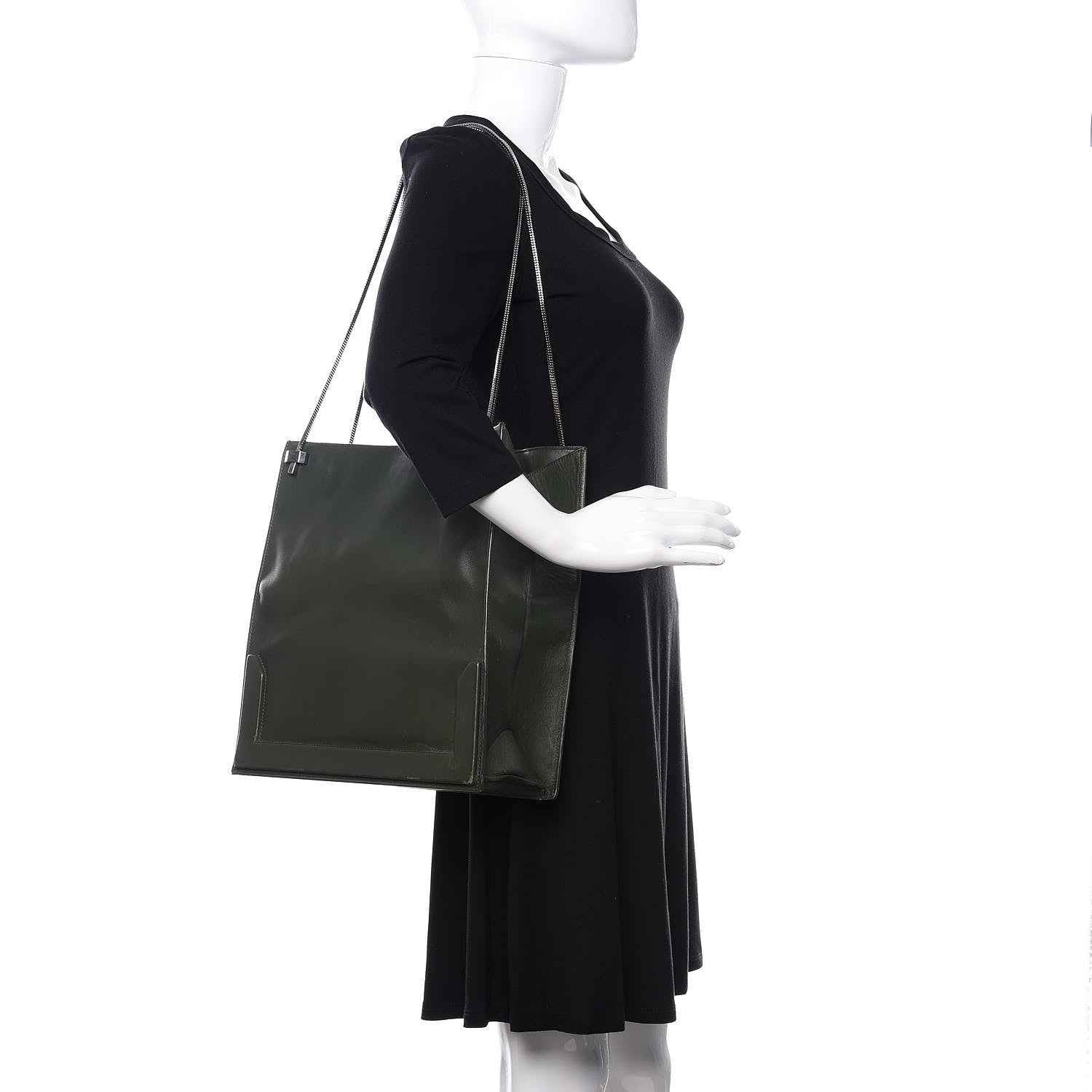 3.1 Phillip Lim 3.1 Calfskin Tote Green 3 of 9