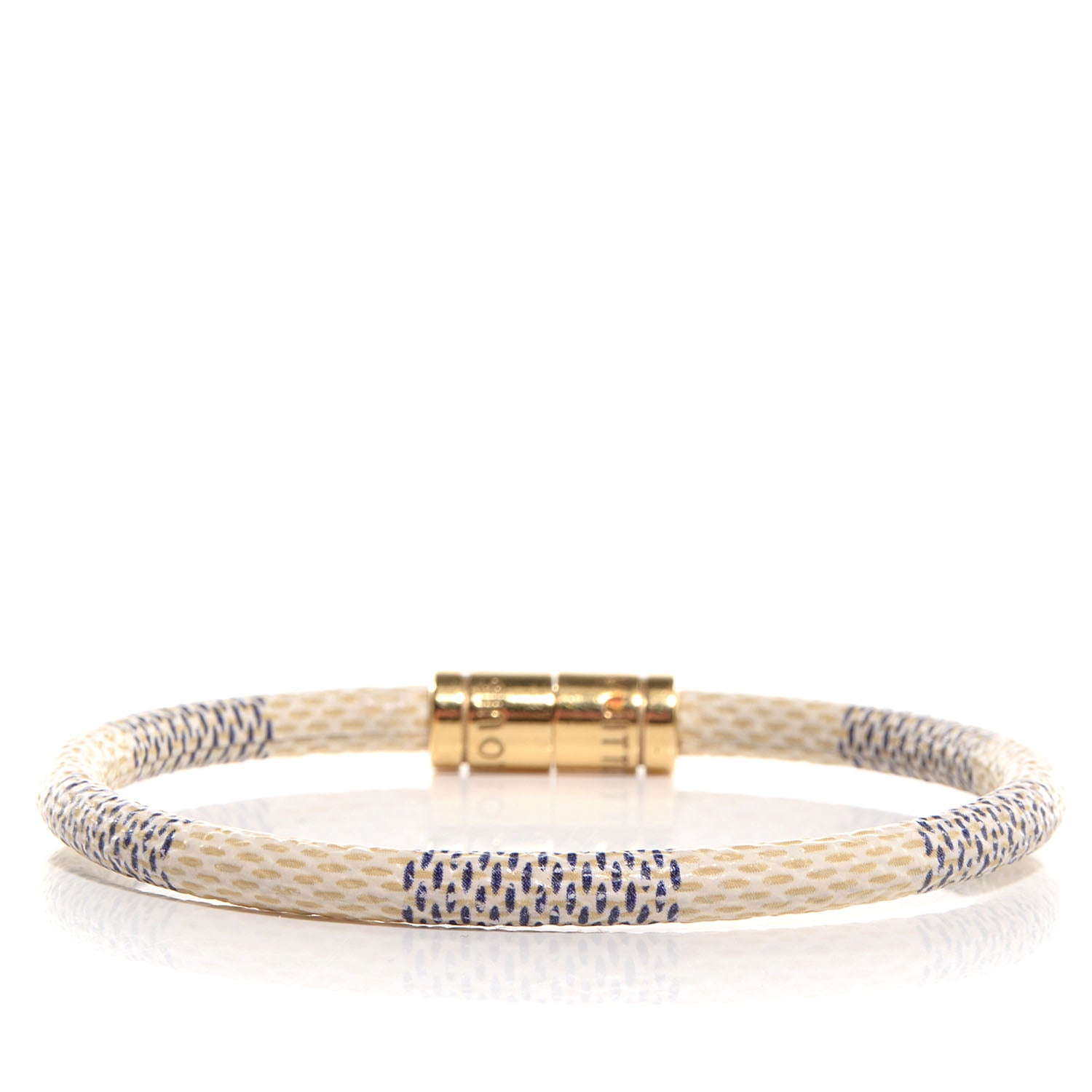 Louis Vuitton Damier Azur Keep It Bracelet 19 4 of 5