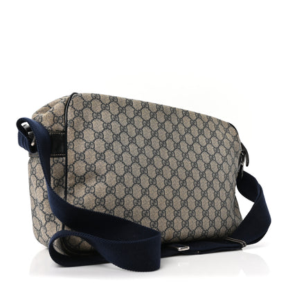 Gucci GG Plus Monogram Large Messenger Bag Navy 3 of 10