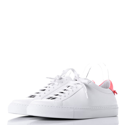 Givenchy Calfskin Womens Urban Street Sneakers 40 White Neon Pink 3 of 8