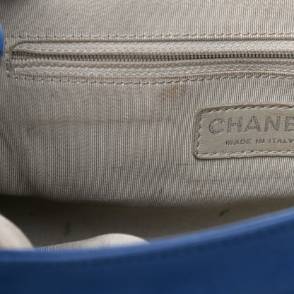 Chanel Washed Lambskin Chain Around Medium Messenger Blue 10 of 10