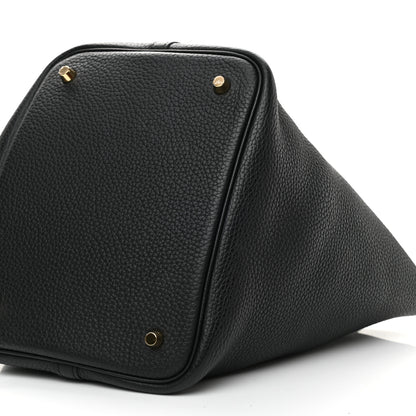 Hermes Taurillon Clemence Picotin Lock 22 MM Black 9 of 9