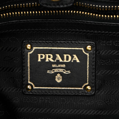 Prada Nappa Ruffle Bag Black 7 of 12