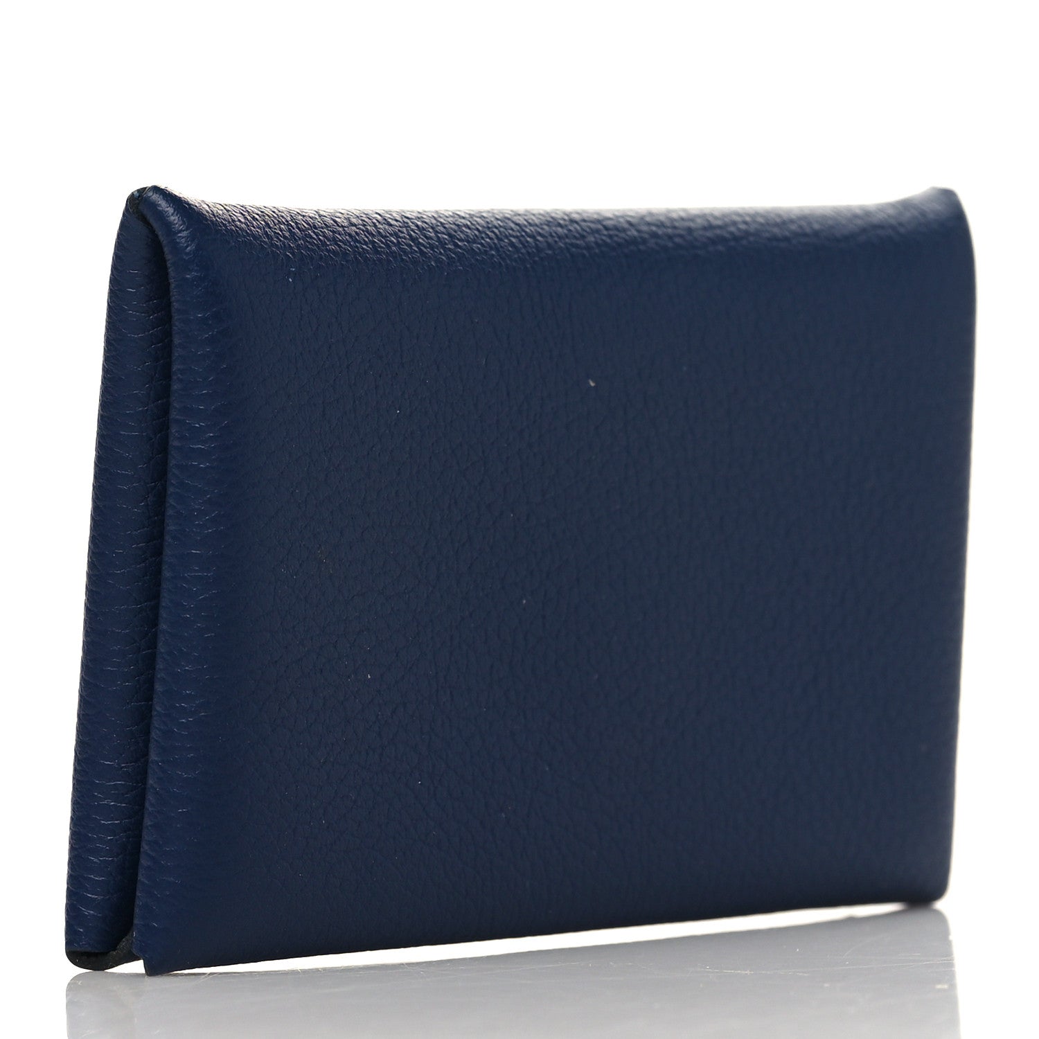Hermes Evercolor Verso Calvi Card Case Bleu Saphir Bleu France 3 of 7