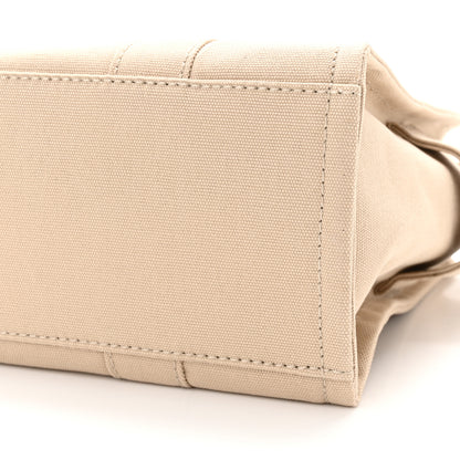 Marc Jacobs Cotton Canvas Medium The Traveler Tote Bag Beige 10 of 10