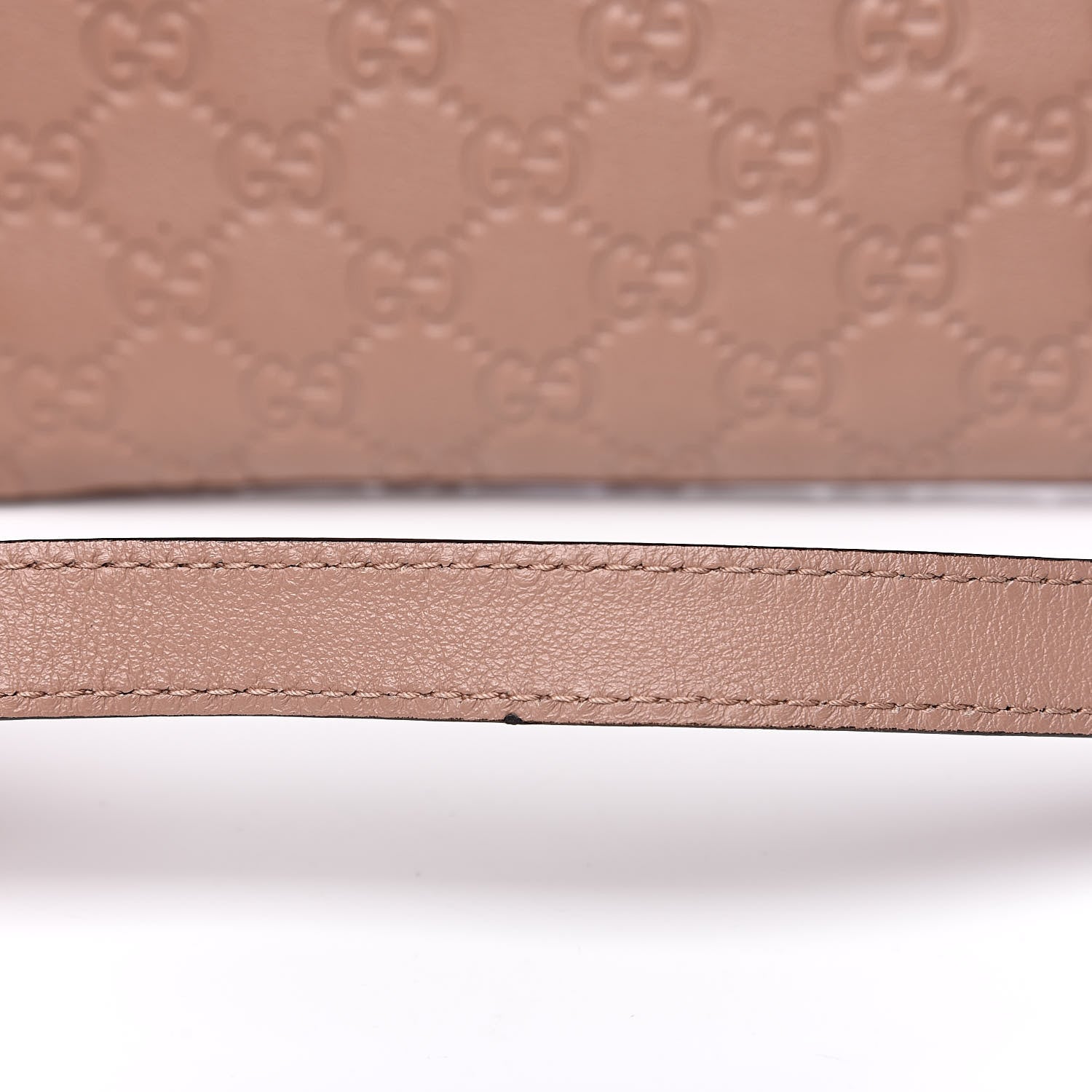 Gucci Guccissima Small Flat Messenger Bag Pink 14 of 14