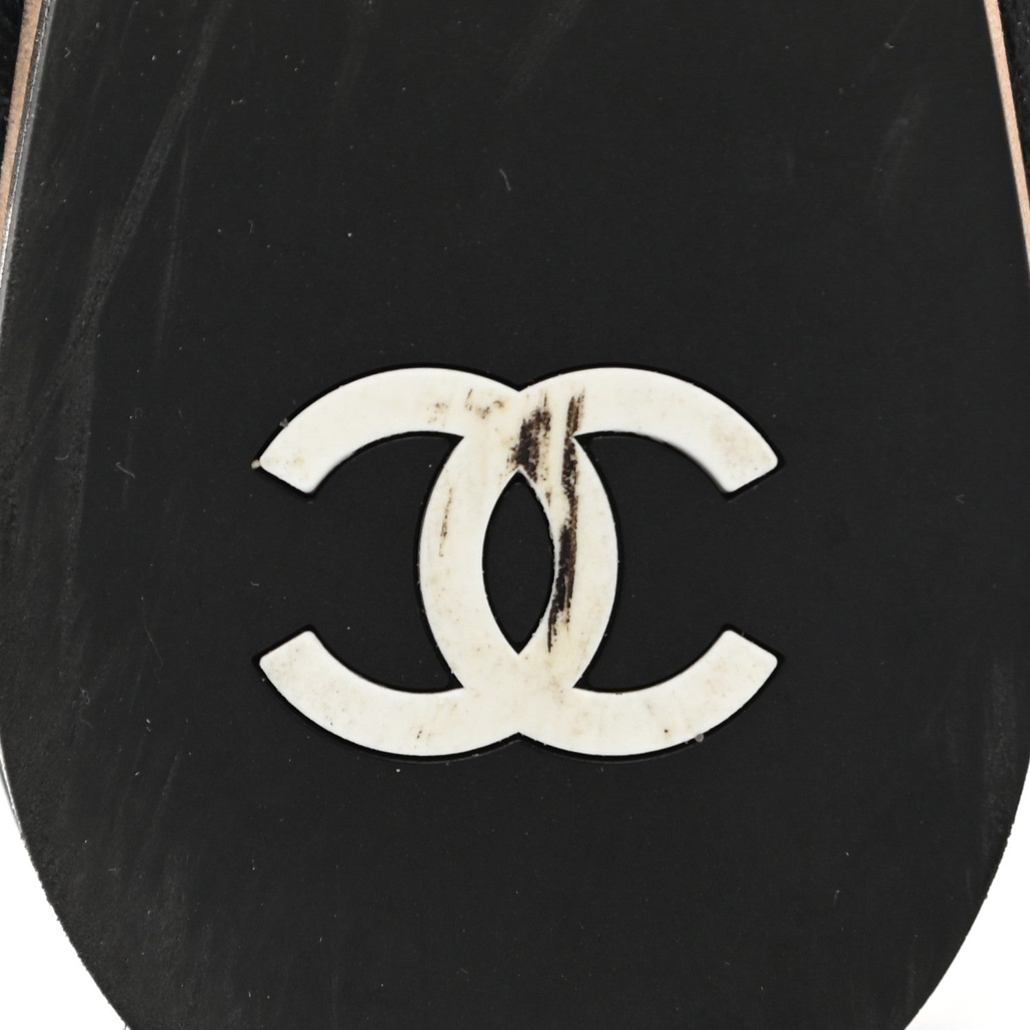 Chanel Lambskin Logo CC Turnlock Sandals 40 Black 12 of 15