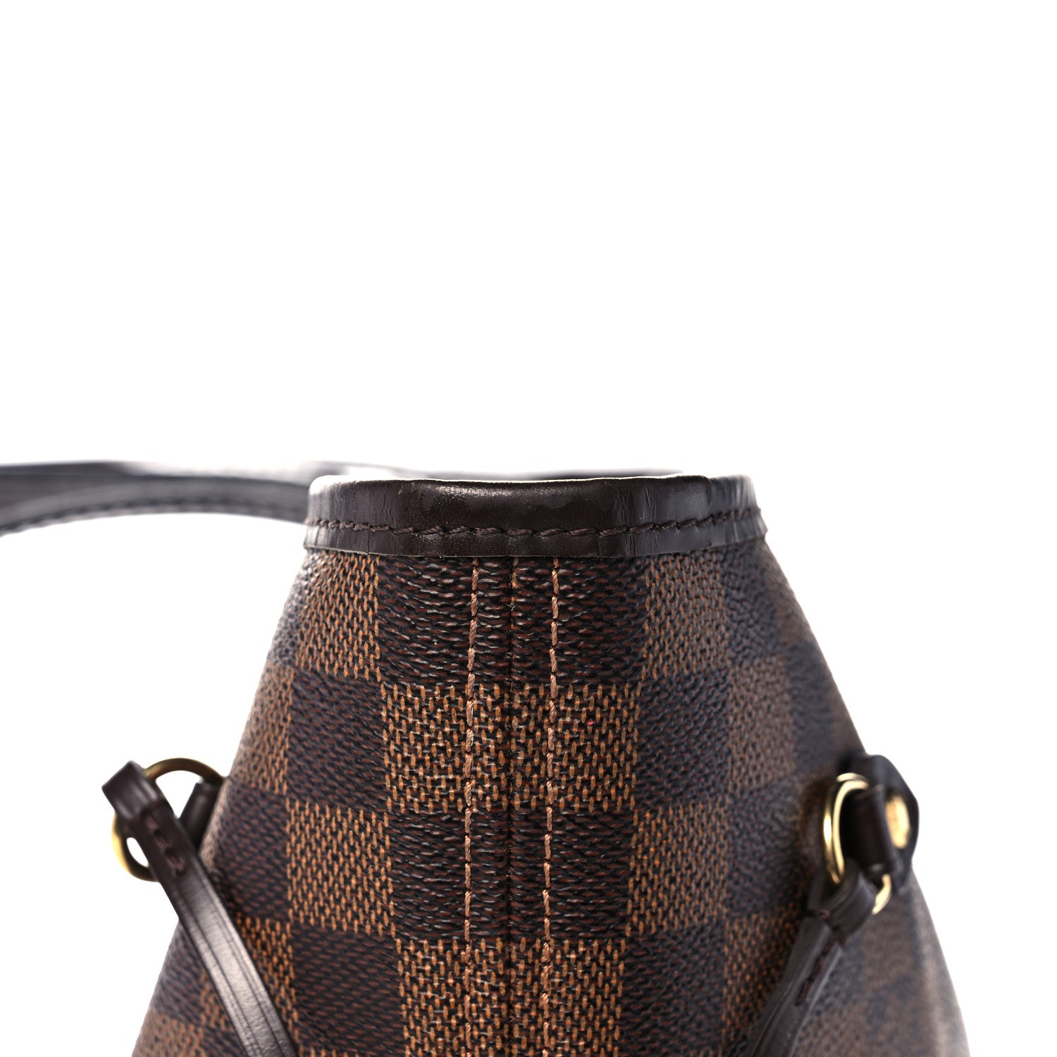 Louis Vuitton Damier Ebene Neo Neverfull MM Rose Ballerine 24 of 24