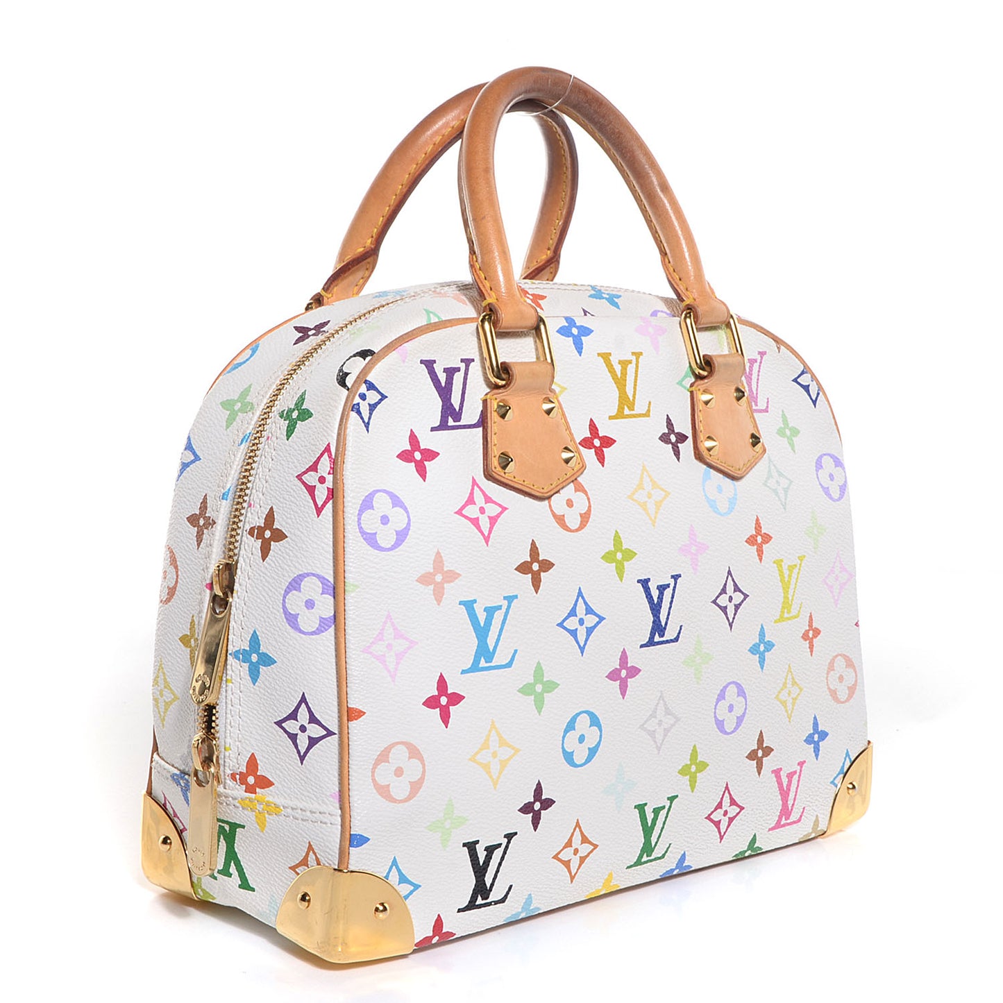 Monogram Multicolor Trouville White