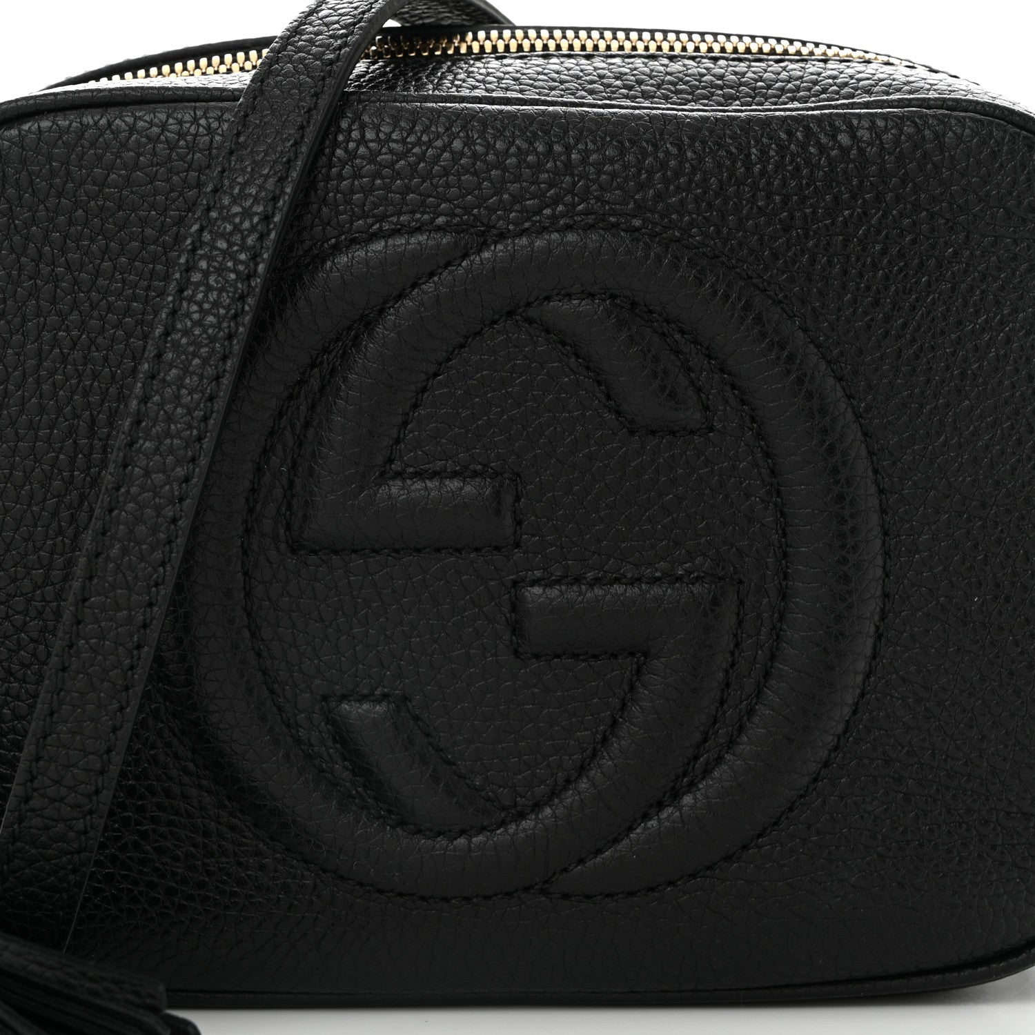 Gucci Pebbled Calfskin Small Soho Disco Bag Black 8 of 11