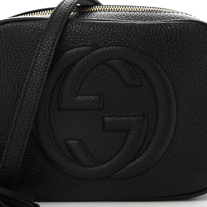 Gucci Pebbled Calfskin Small Soho Disco Bag Black 8 of 11
