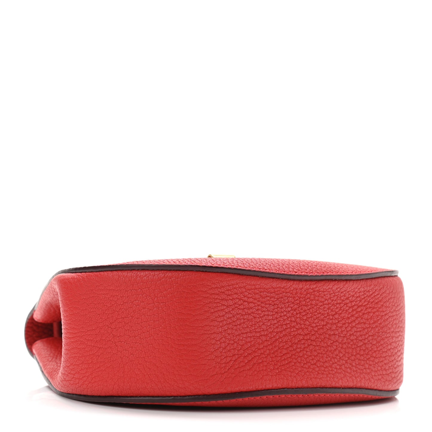 Grained Lambskin Mini Drew Shoulder Bag Plaid Red