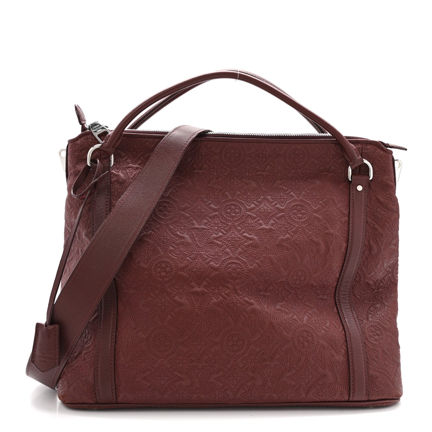 Monogram Lambskin Antheia Ixia MM Fuchsia