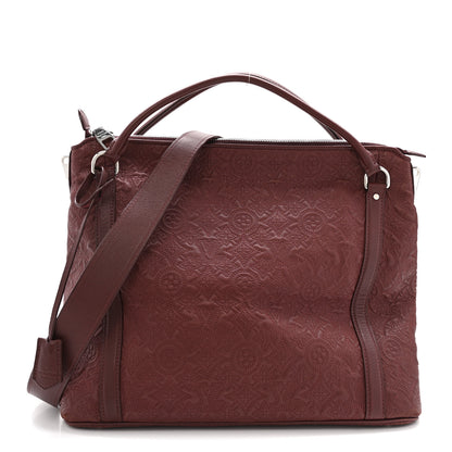 Louis Vuitton Monogram Lambskin Antheia Ixia MM Fuchsia 1 of 11