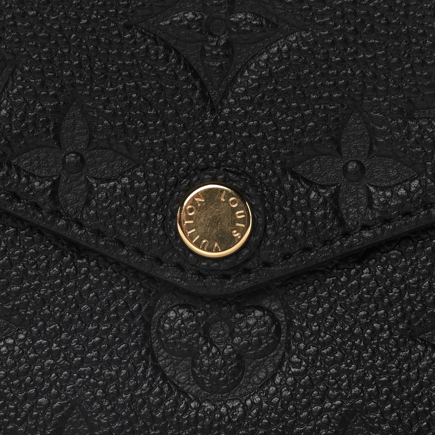 Louis Vuitton Empreinte Pochette Felicie Chain Wallet Black 9 of 10