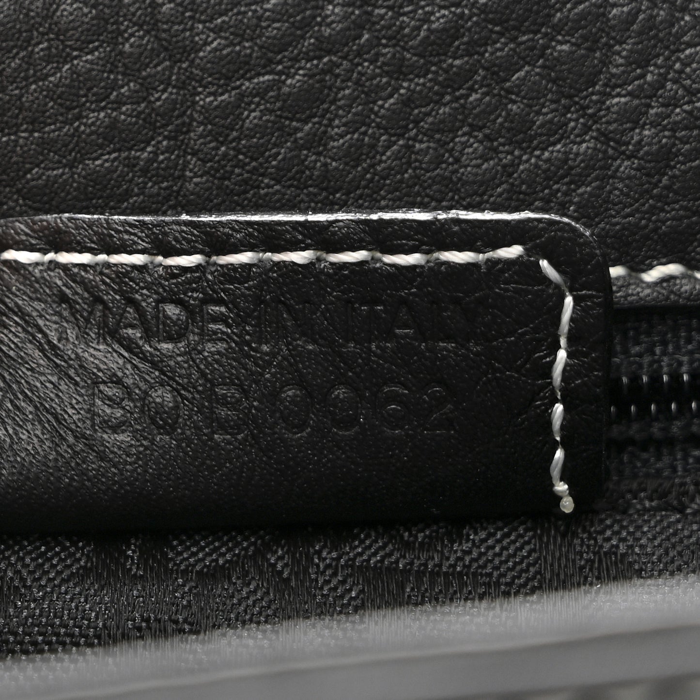 Calfskin Saddle Top Handle Satchel Black