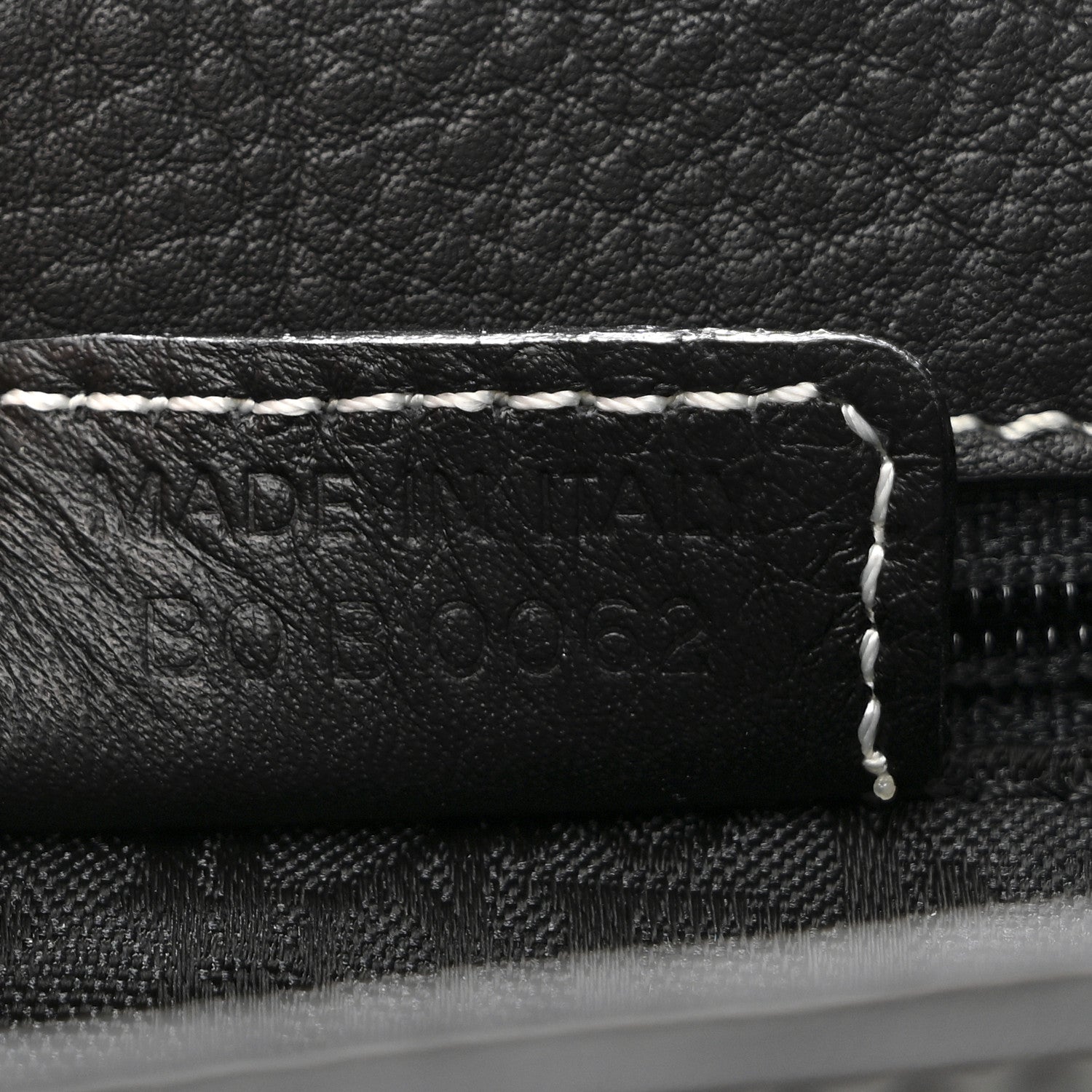 Christian Dior Calfskin Saddle Top Handle Satchel Black 7 of 10