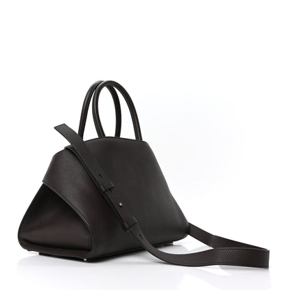 Salvatore Ferragamo Calfskin Small Hug Bag Testa Di Moro Burnt Ocra 3 of 9