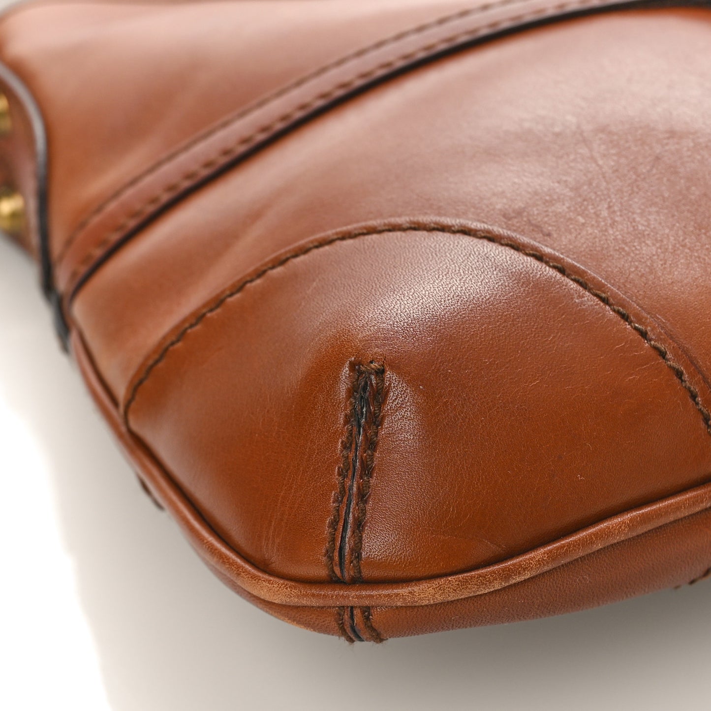 Calfskin GG Reins Hobo Tan