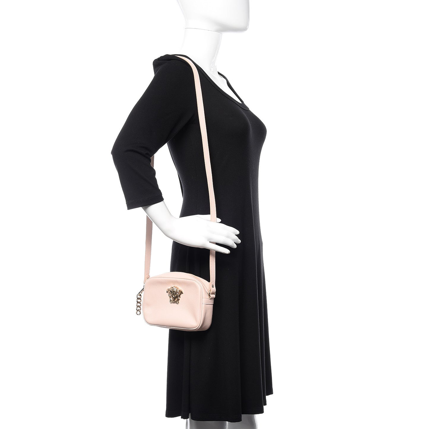 Calfskin Palazzo Camera Bag Light Pink