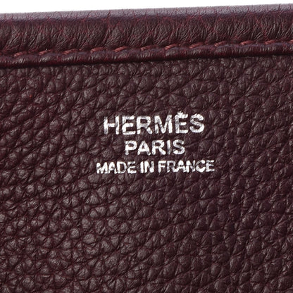 Hermes Taurillon Clemence Evelyne III GM Bordeaux 6 of 9