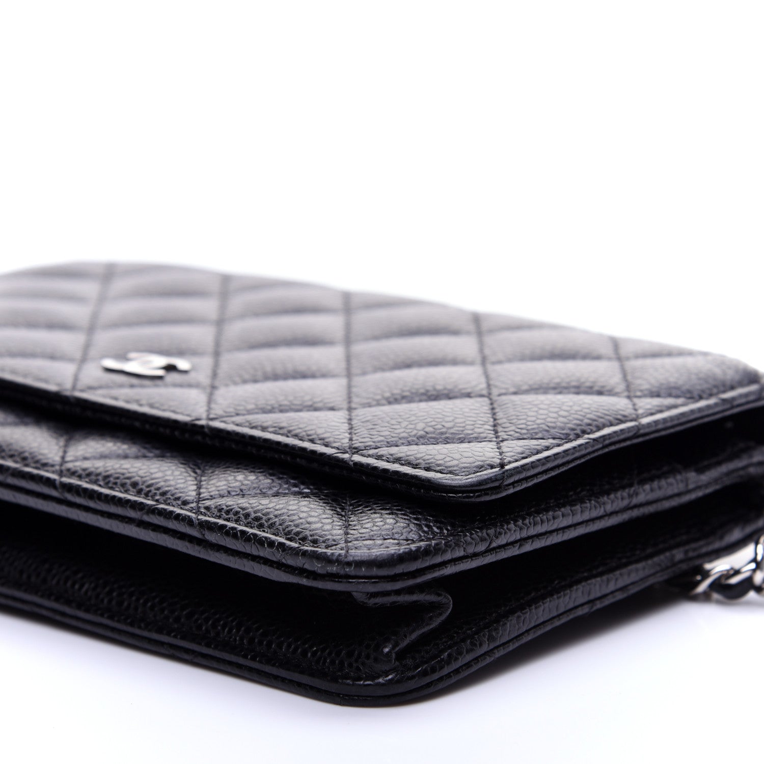 Chanel Caviar Quilted Wallet On Chain WOC Black 7 of 11