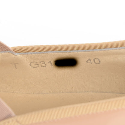Chanel Patent CC Loafers Espadrille 40 Beige 8 of 9
