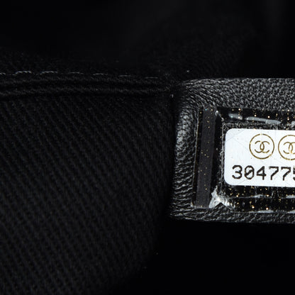 Chanel Mixed Fibers Calfskin Mini Deauville Tote Black 9 of 11