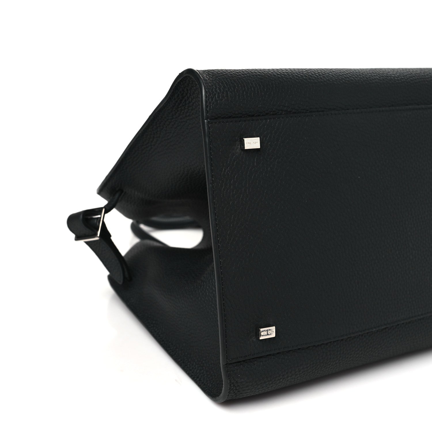 The Row Matte Grained Calfskin Soft Margaux 15 Black 8 of 9