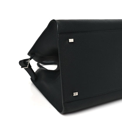 The Row Matte Grained Calfskin Soft Margaux 15 Black 8 of 9