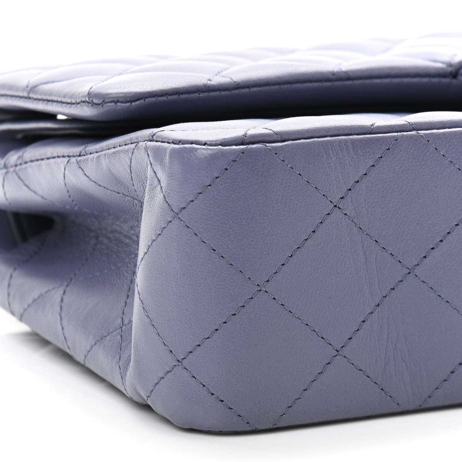 Chanel Lambskin Quilted Medium Double Flap Light Purple 9 of 16