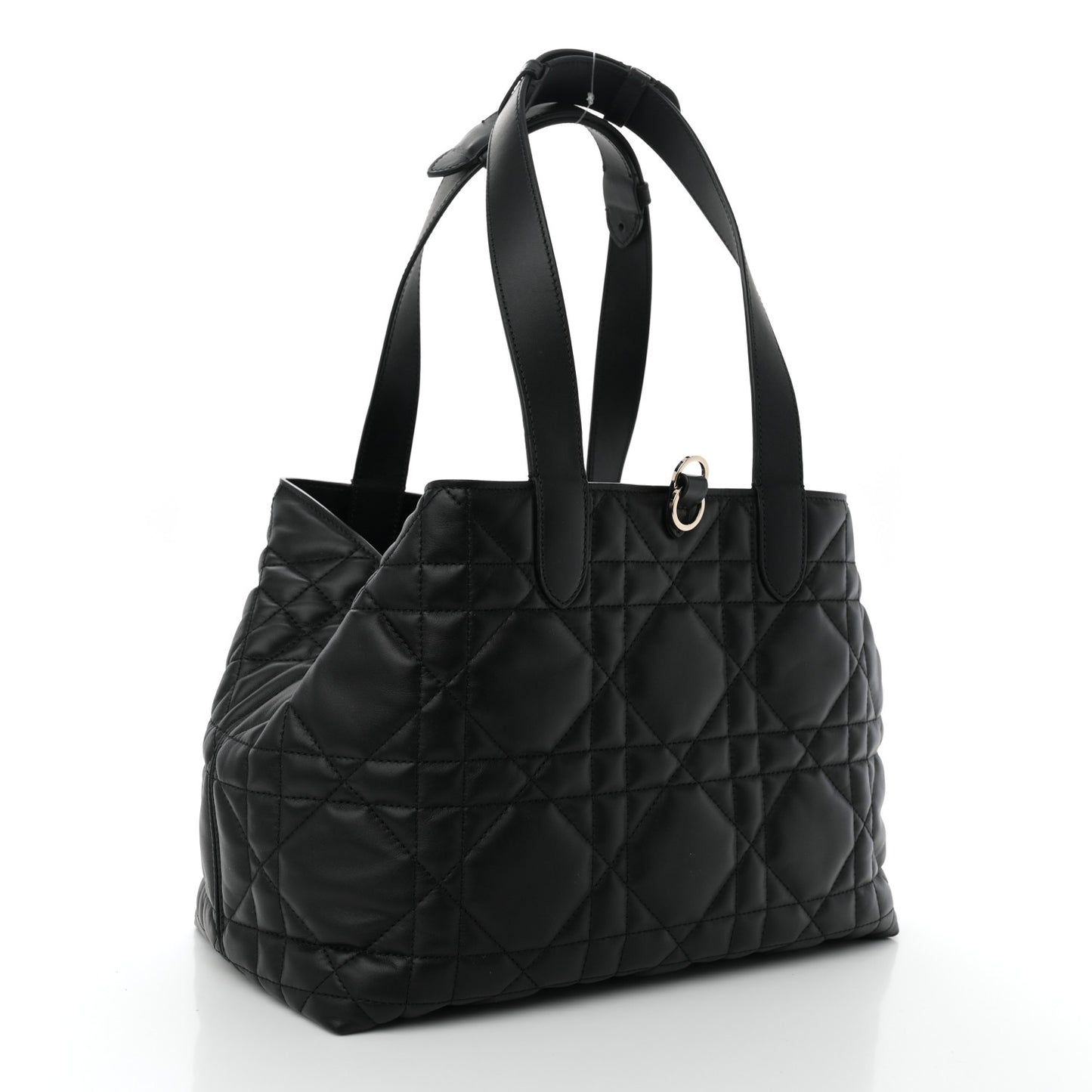 Calfskin Macrocannage Medium Toujours Black