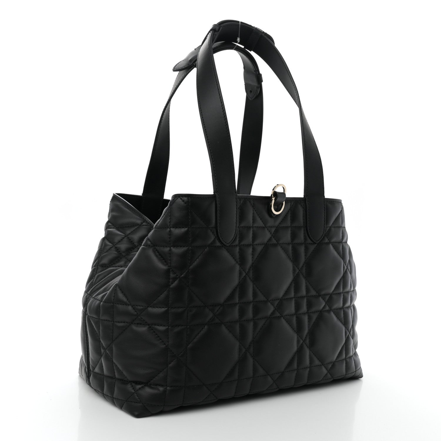 Christian Dior Calfskin Macrocannage Medium Toujours Black 4 of 11