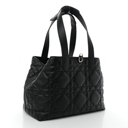Christian Dior Calfskin Macrocannage Medium Toujours Black 4 of 11