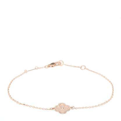 Van Cleef & Arpels 18K Rose Gold Sweet Alhambra Bracelet 1 of 3