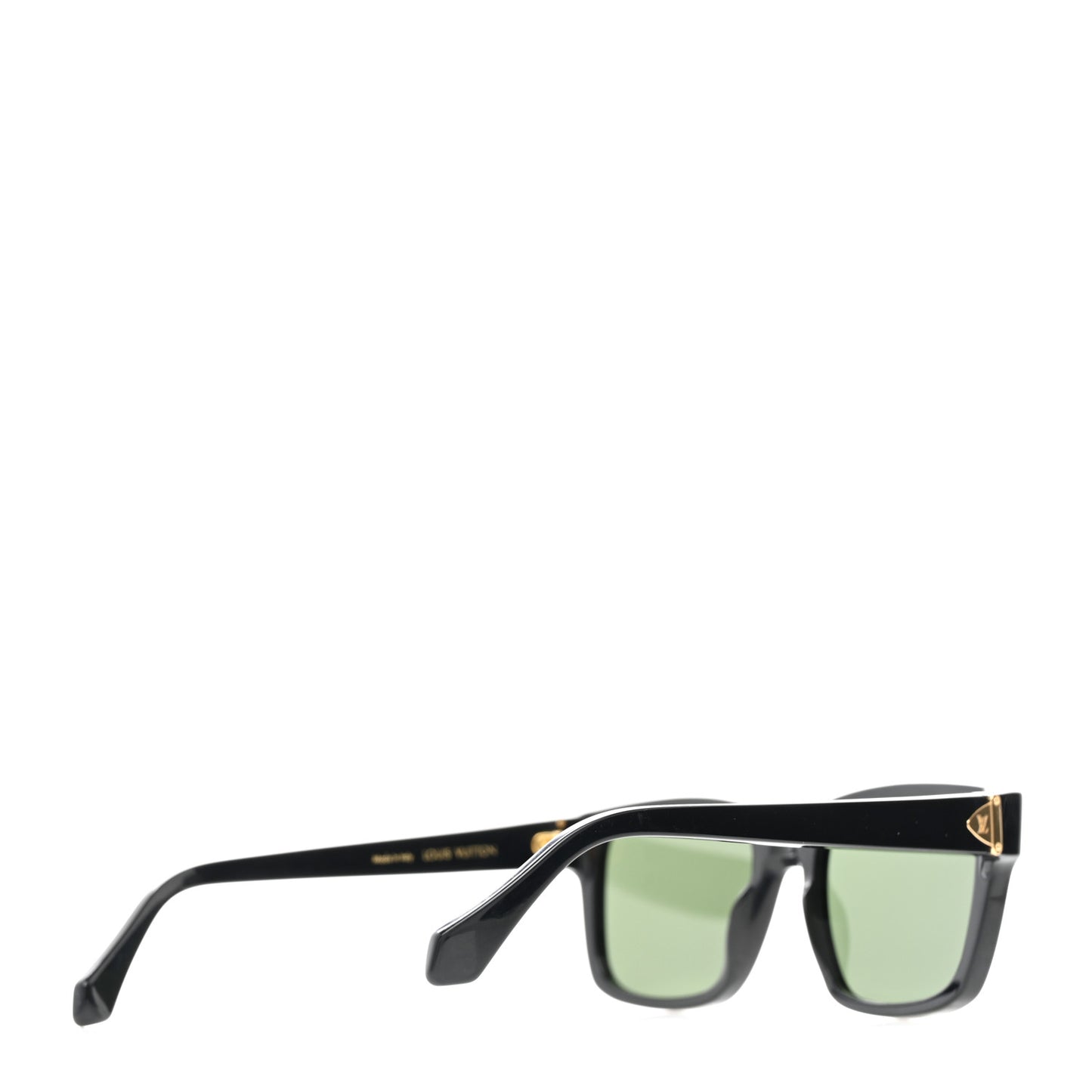 Acetate LV Square Sunglasses Z1692W Black