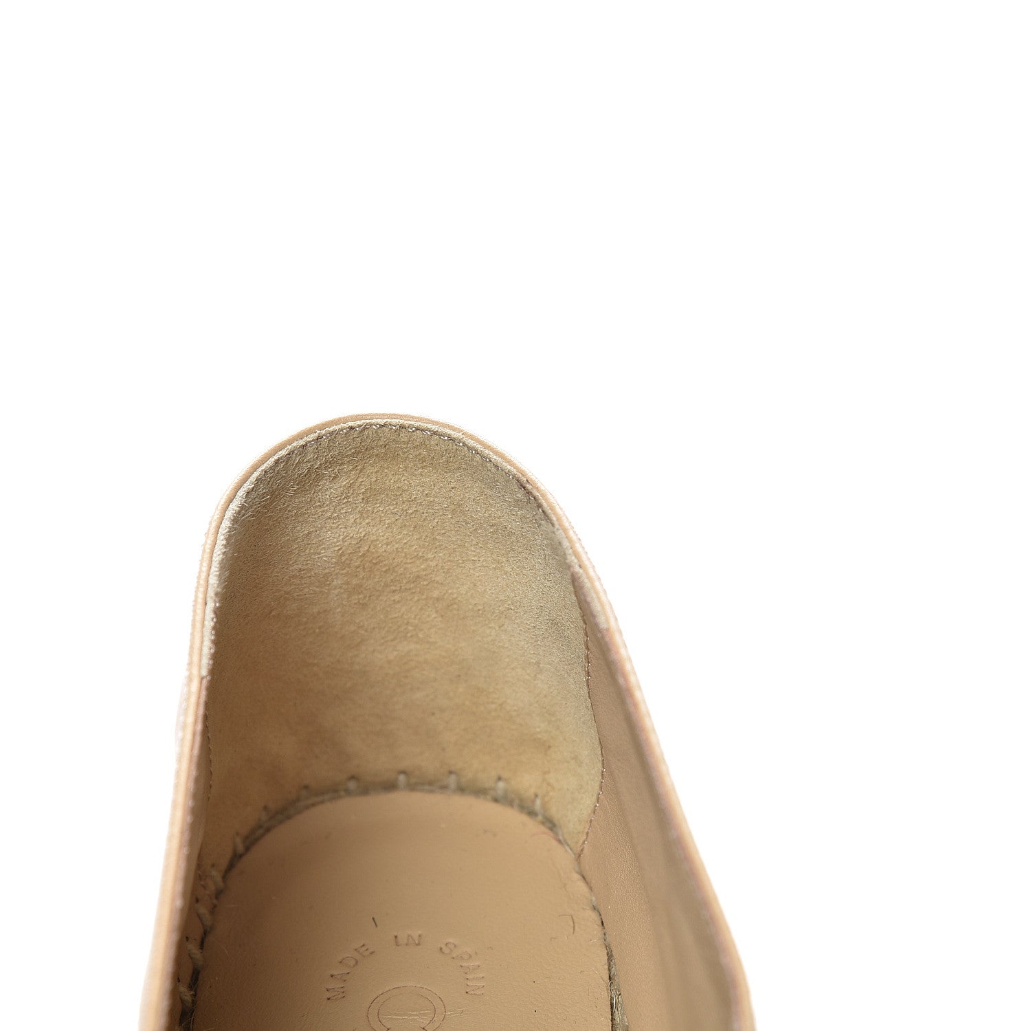 Chanel Lambskin CC Espadrilles 39 Beige Black 10 of 11