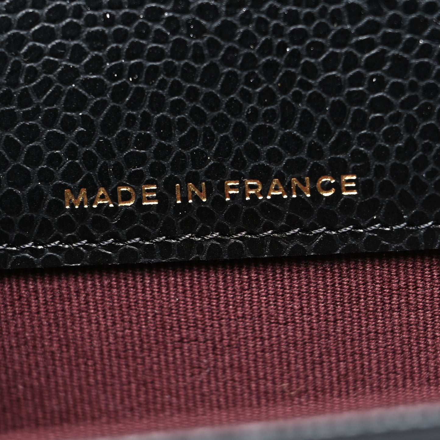 Caviar Quilted Flap Card Holder Black