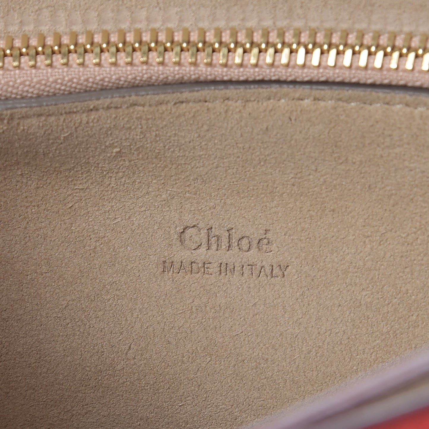 Calfskin Suede Medium Faye Shoulder Bag Sepia Red