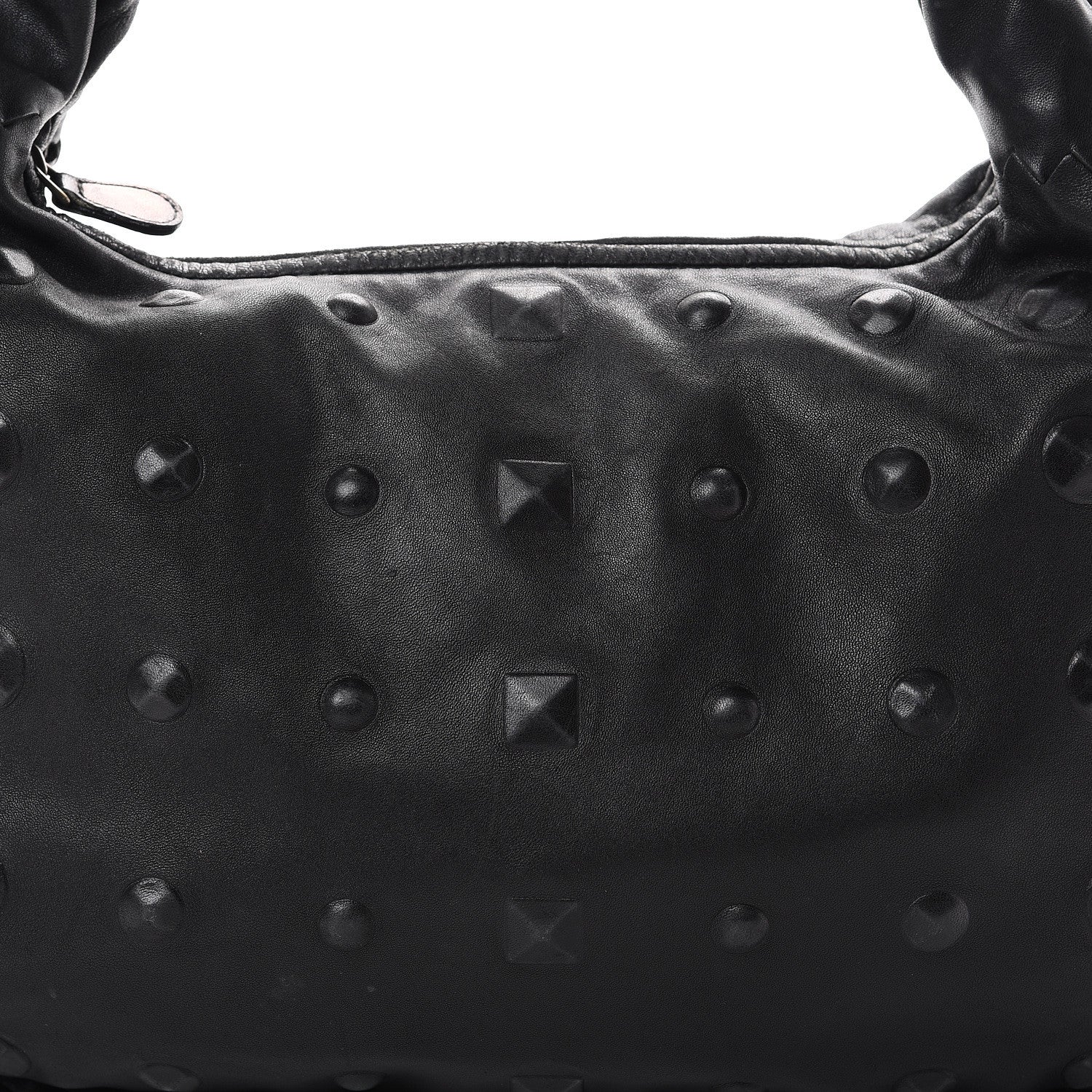 Bottega Veneta Nappa Studded Medium Veneta Hobo Black 10 of 19