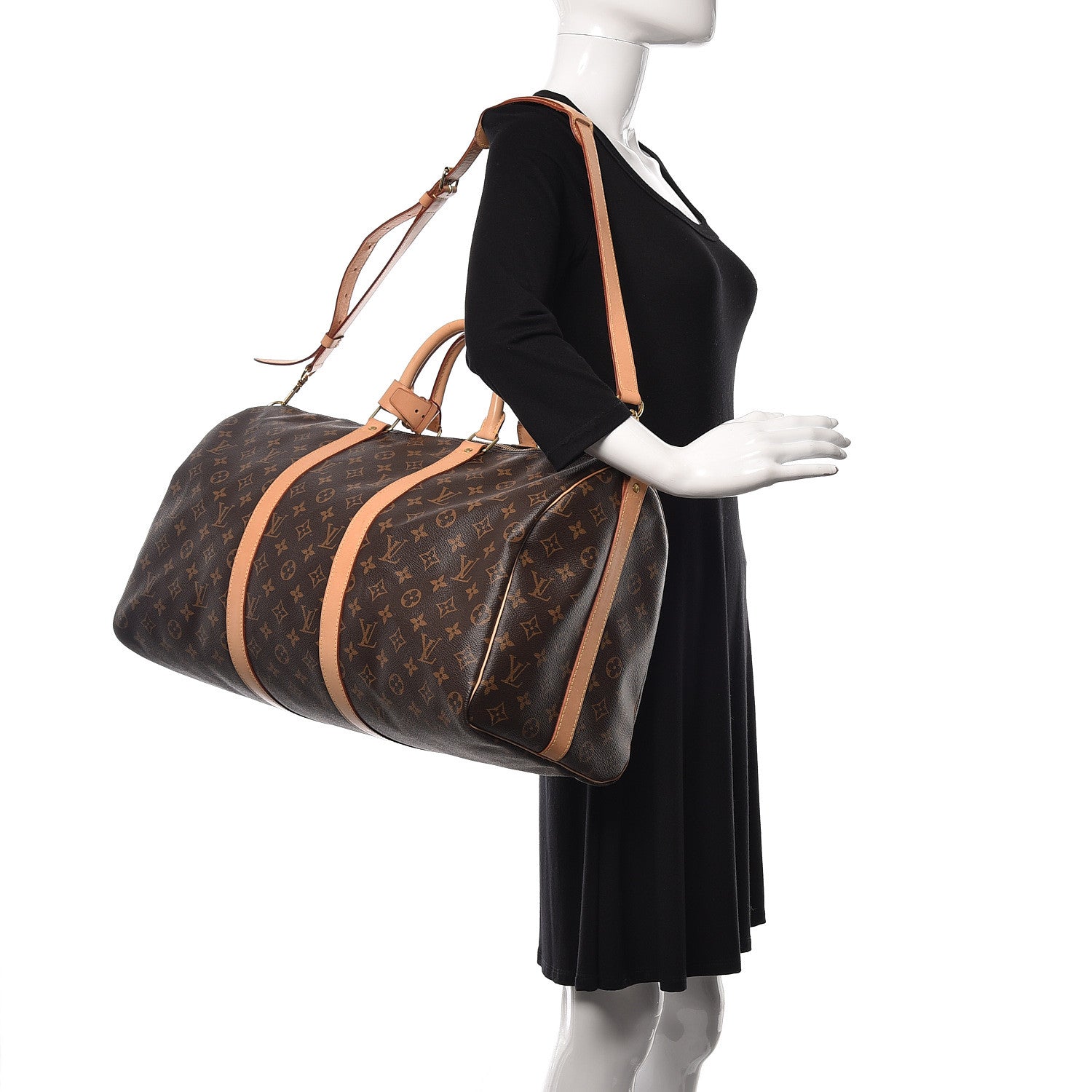 Louis Vuitton Monogram Keepall Bandouliere 50 2 of 13