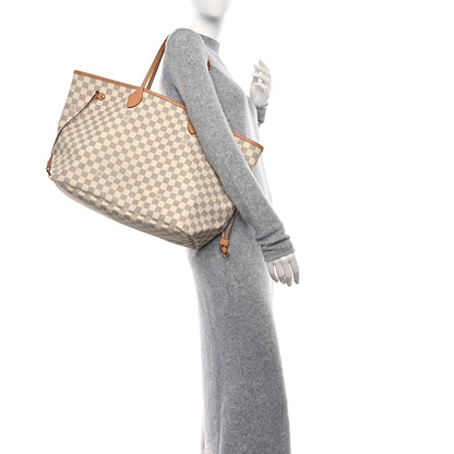 Louis Vuitton Damier Azur Neo Neverfull GM Rose Ballerine 2 of 17