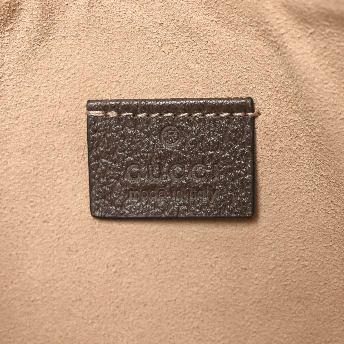 GG Supreme Monogram Large Ophidia Pouch Clutch Brown