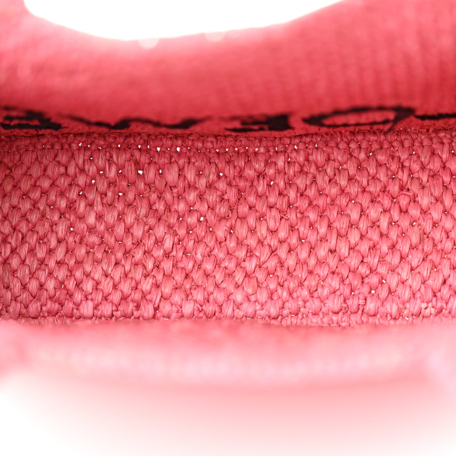 Loewe X PAULA'S IBIZA Raffia Font Tote Sunset Pink 5 of 12
