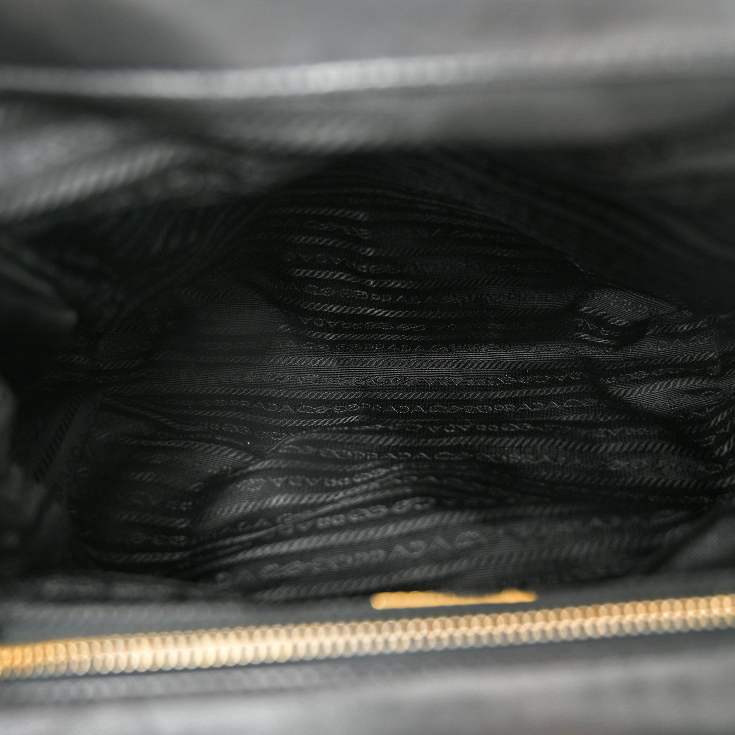 Prada Nappa Dressy Gaufre Framed Tote Black 5 of 13