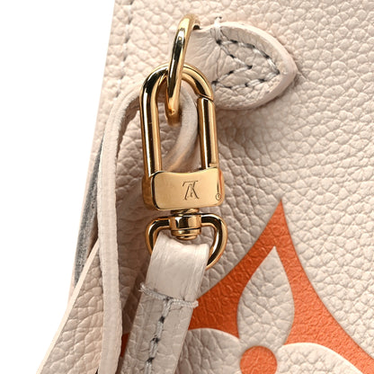 Louis Vuitton Empreinte Monogram Giant Neverfull MM Pochette Degrade Neutral 6 of 7