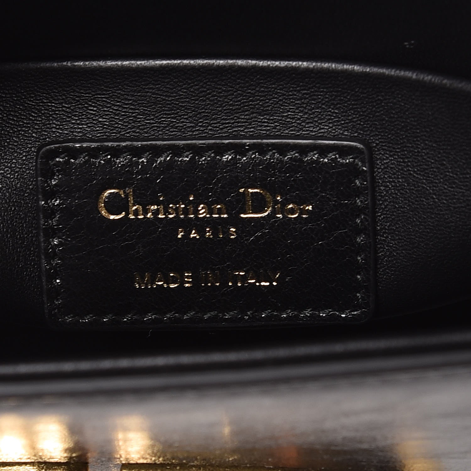 Christian Dior Crackled Lambskin 30 Montaigne Box Bag Black 6 of 11