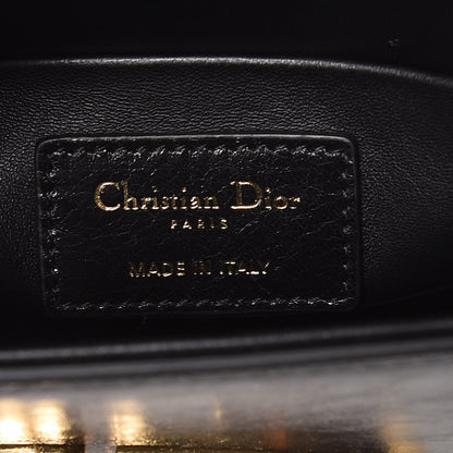 Christian Dior Crackled Lambskin 30 Montaigne Box Bag Black 6 of 11