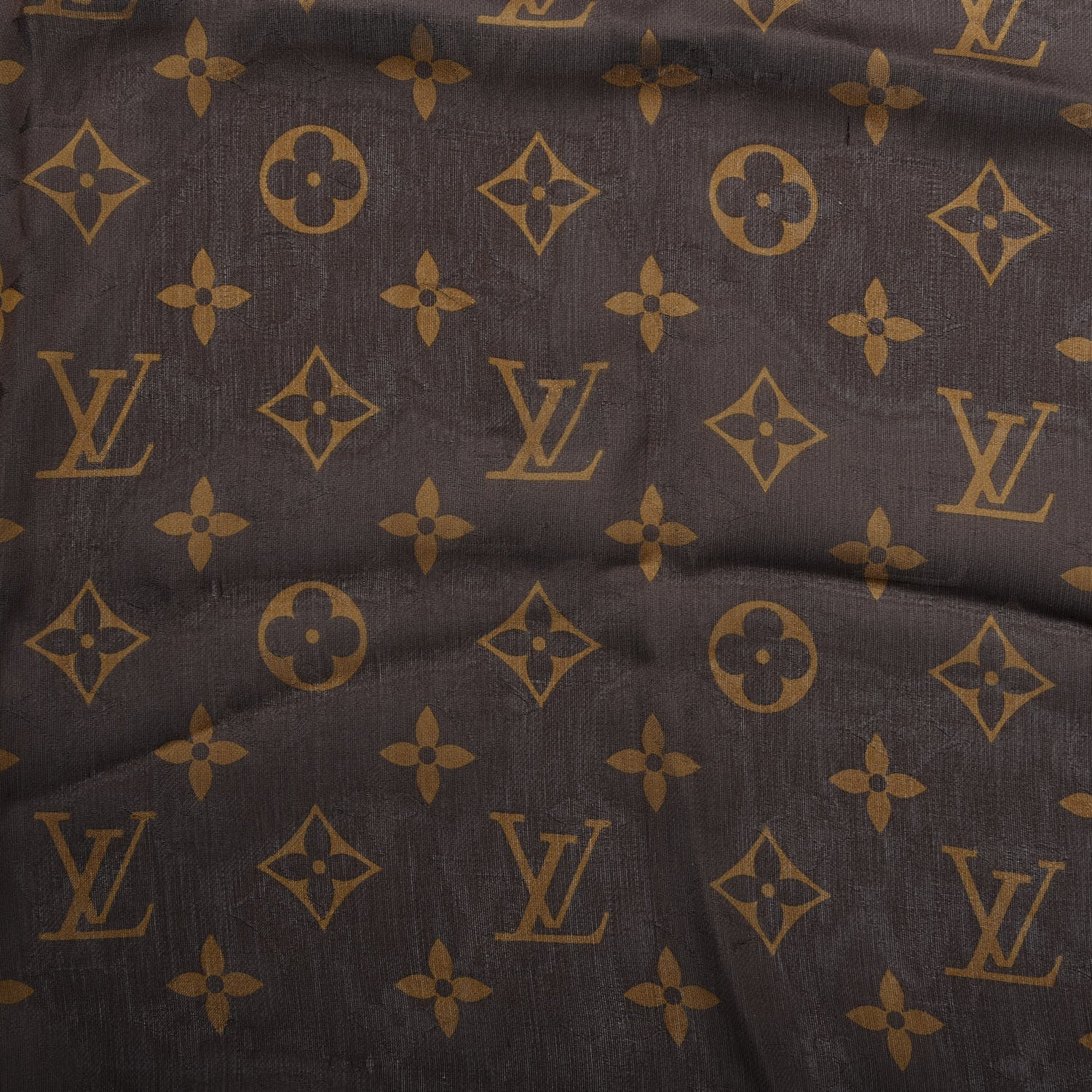 Louis Vuitton Silk Monogram Uniformes Pocket Square 2 of 3