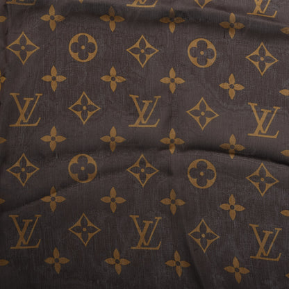Louis Vuitton Silk Monogram Uniformes Pocket Square 2 of 3